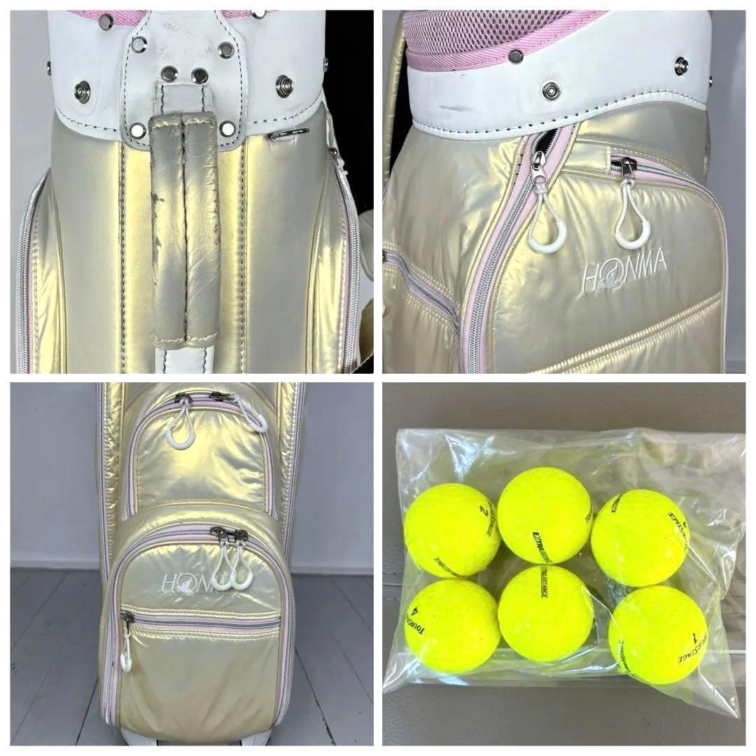 本格派 レディースゴルフクラブ 9本 ゴルフセット ホンマ キャディーバック