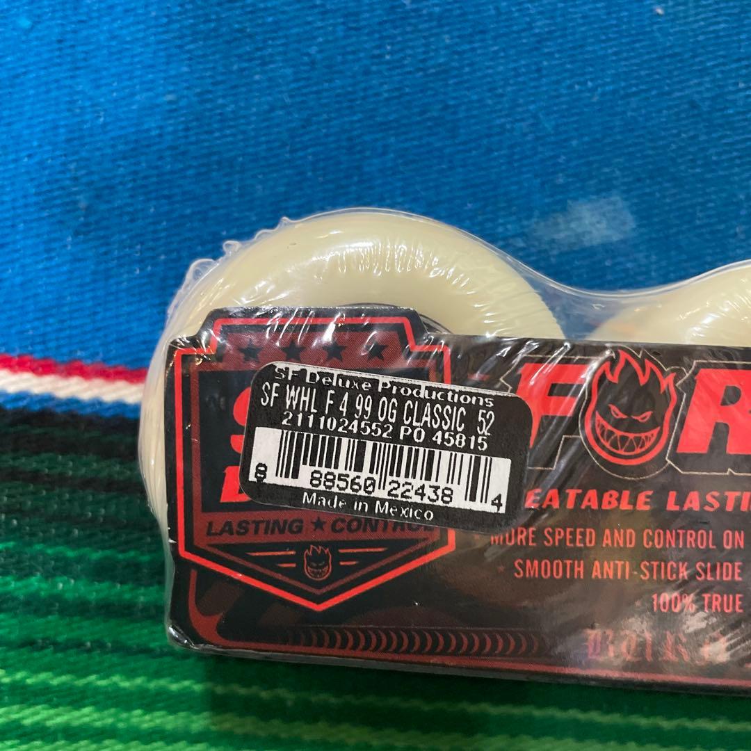 スケートボード SPITFIRE FORMULA FOUR 99 DURO 52mm