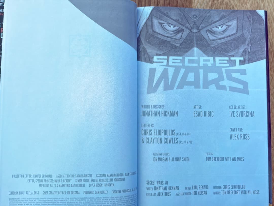 Secret Wars ハードカバー Jonathan Hickman アメコミ