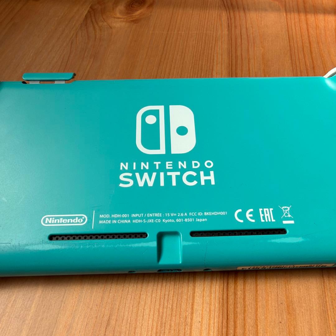NINTENDO SWITCH LITE ジャンク品 エメラルド 電源つかない