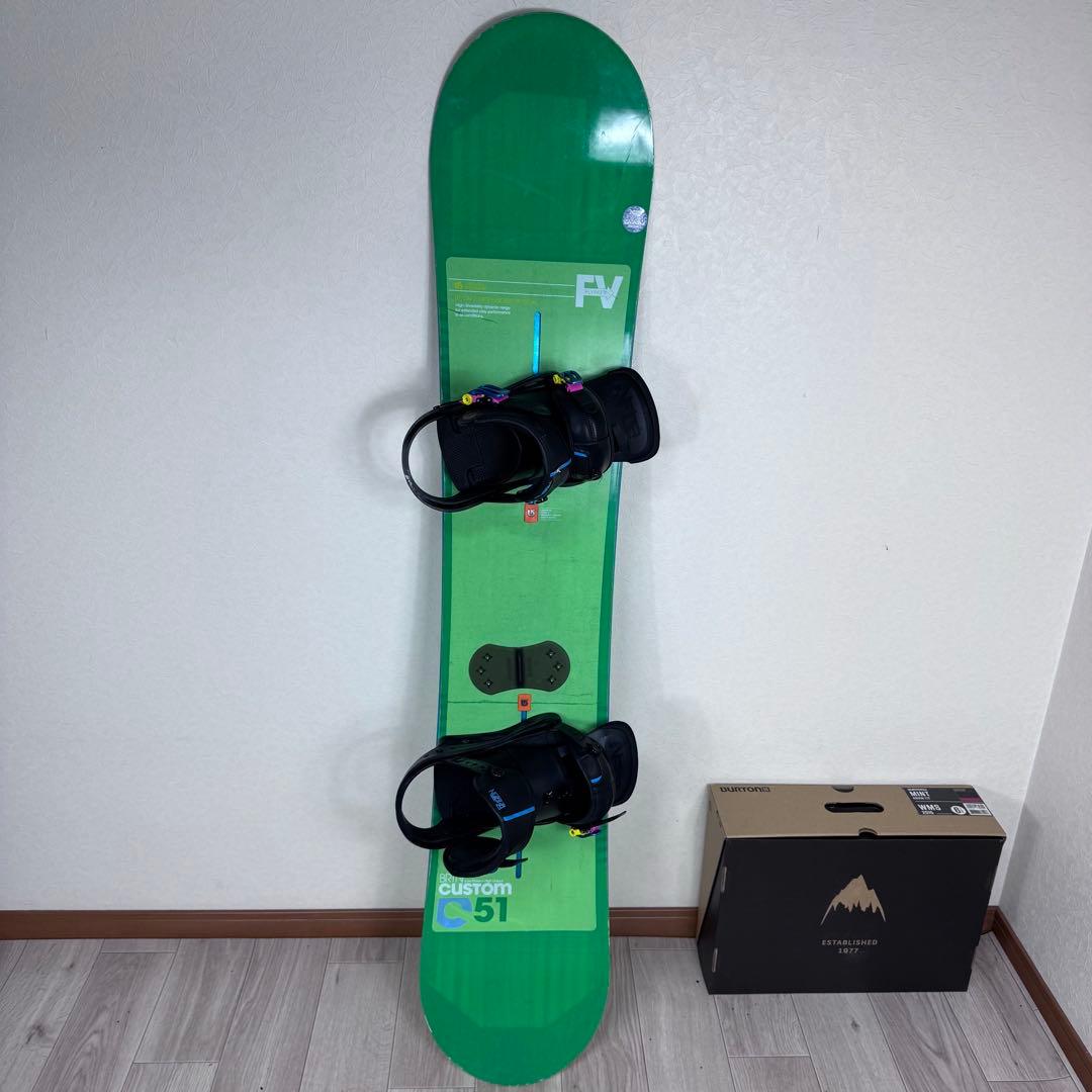 BURTON CUSTOM 151cmスノーボードセット