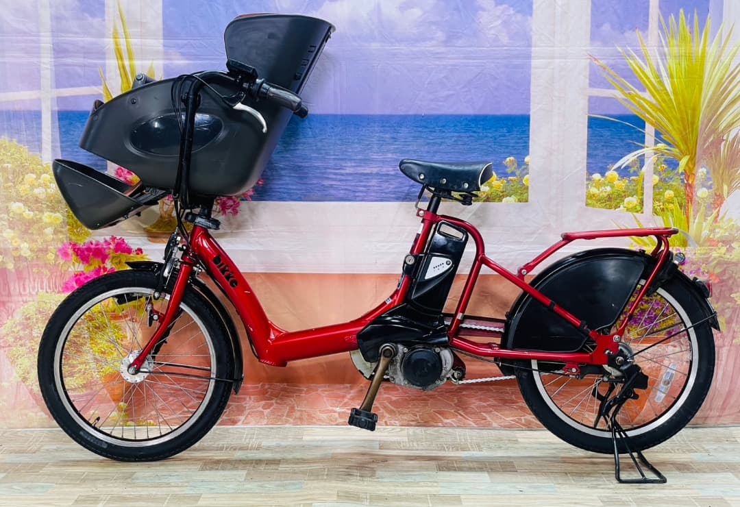 【限定価格】BIKKE ビッケ13AH⭐️ブリヂストン子供乗せ電動自転Y3417