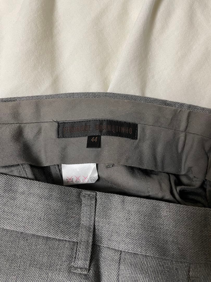 ヴェロニク・ブランキーノ スラックス トラウザー ウール グレー パンツ ズボン