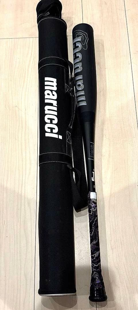 黒ワニクラッシャージュニア用軟式80cm 600g 軟式バットとケース付