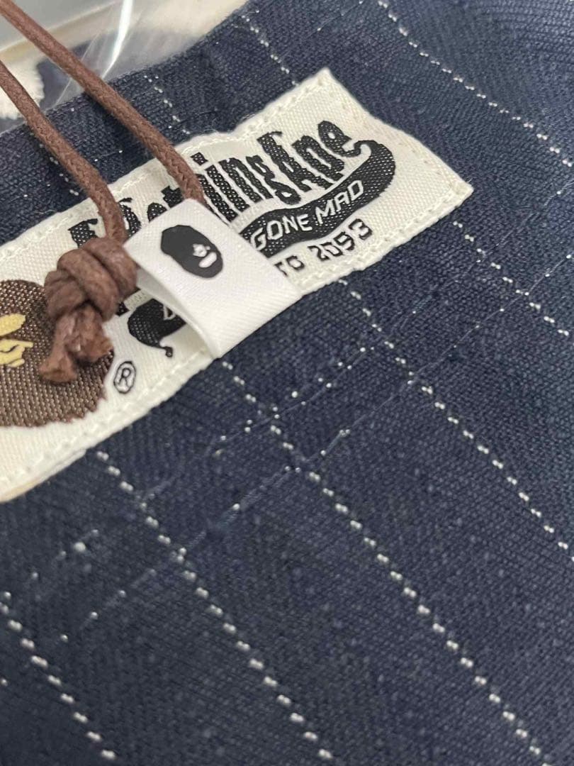 Bathing Ape ストライプ ベースボールシャツ