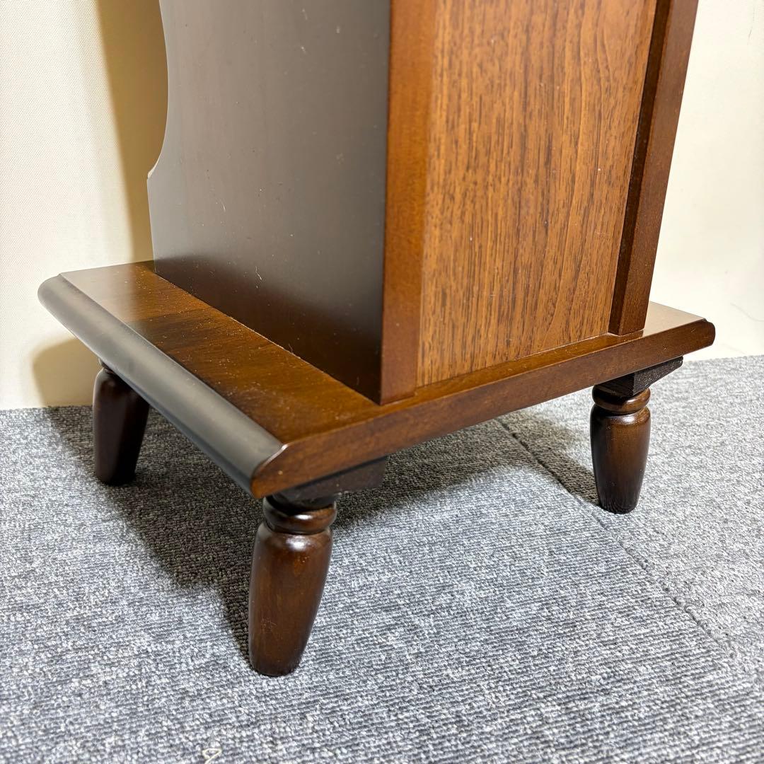 カリモク コロニアルシリーズ 花台 電話台 引き出し付き アンティーク調 99年