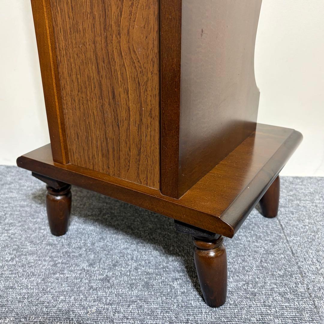 カリモク コロニアルシリーズ 花台 電話台 引き出し付き アンティーク調 99年