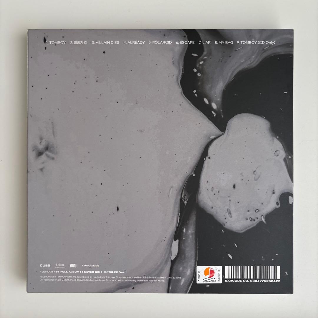 I NEVER DIE spoiled ver (G)I-DLE アルバム