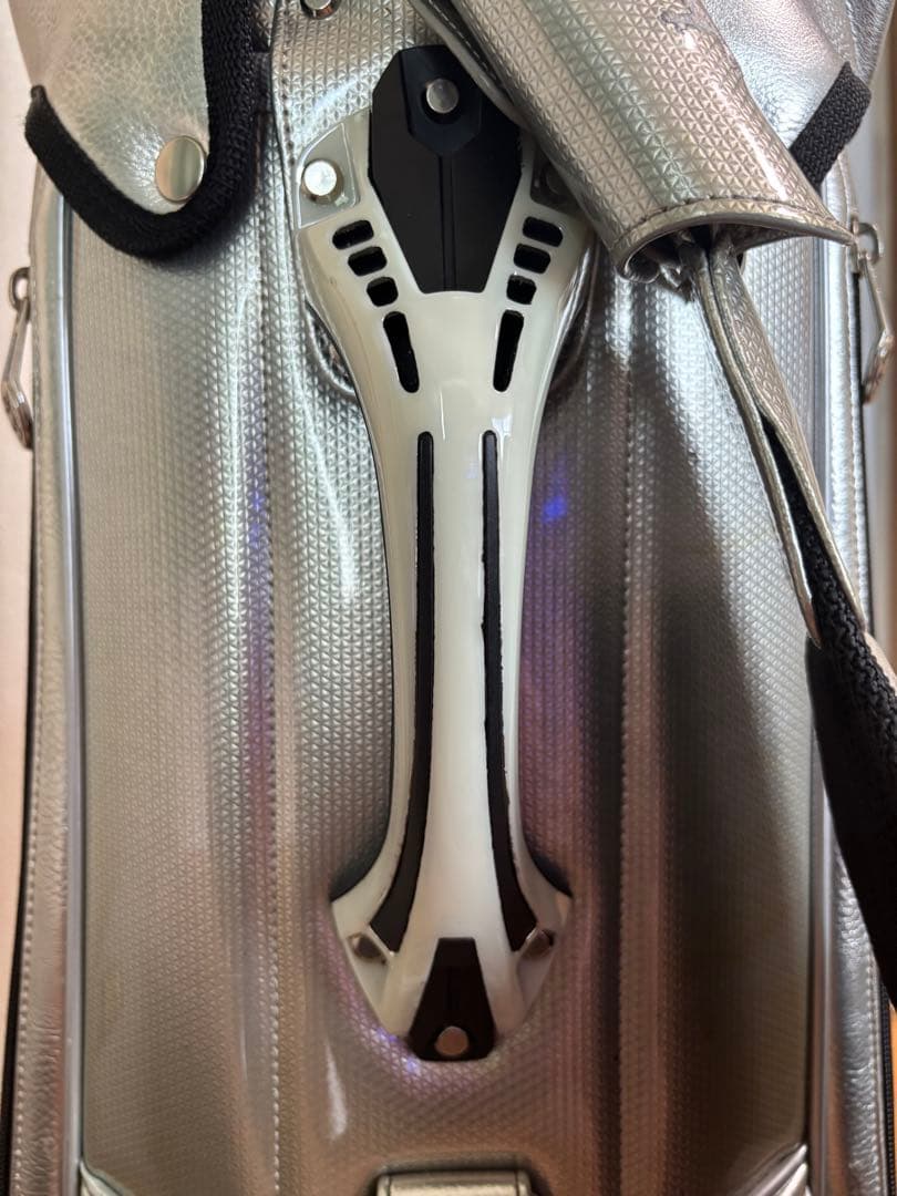 銀*郎様 Admiral キャディバッグ シルバー 9.5型　中古品　アドミラル