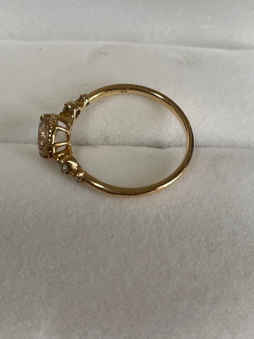 JEWELRY TSUTSUMI K10 モルガナイトリング　ピンクゴールド