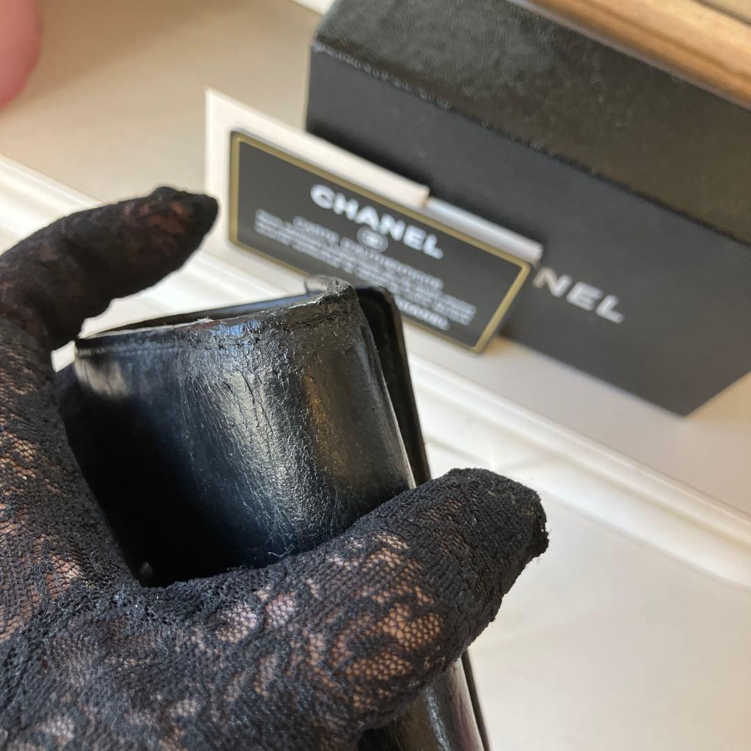 ［正規品］CHANEL キーケース　カメリア　シリアルシール付き