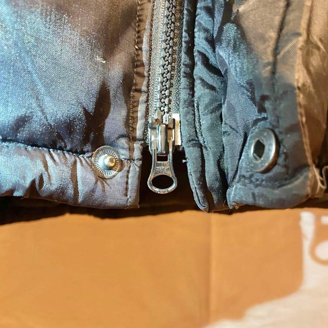 adidas アディダス ベンチコート ダウンコート 刺繍ロゴ 黒 ブラック O