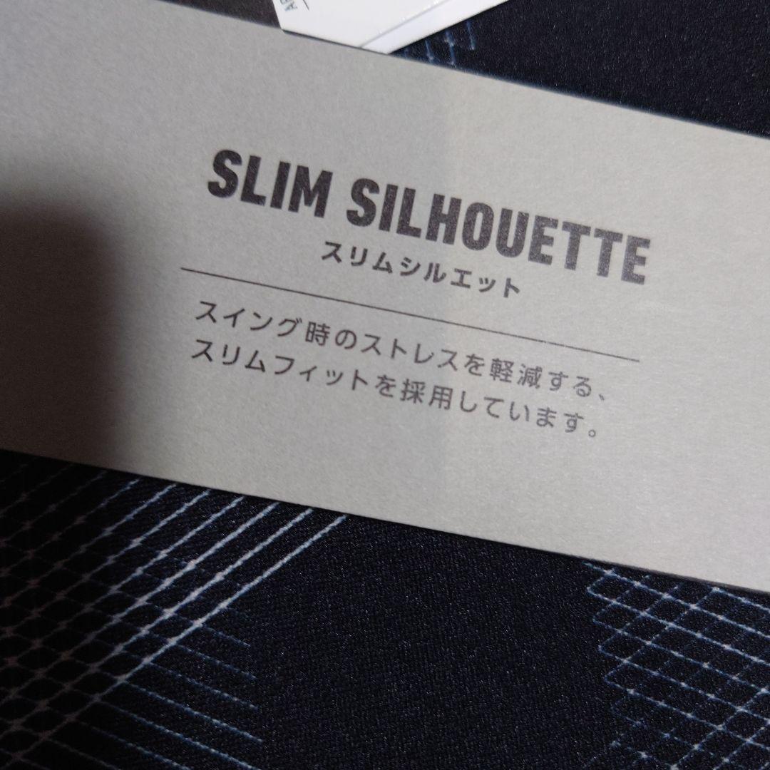 TM：メンズ：Lサイズ：ゴルフウェア 長袖シャツ ツアー TMグラフィック：黒