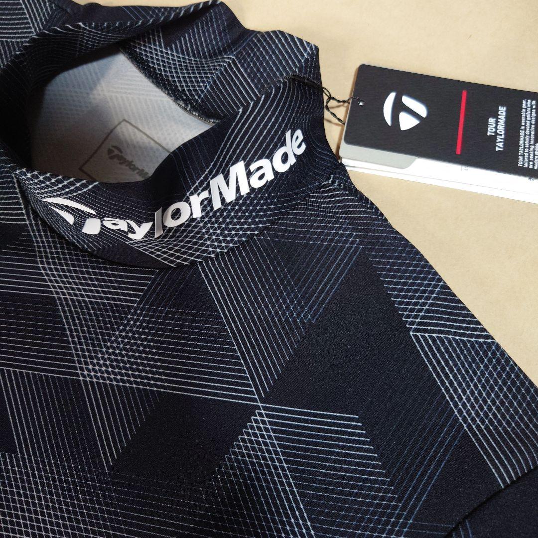TM：メンズ：Lサイズ：ゴルフウェア 長袖シャツ ツアー TMグラフィック：黒