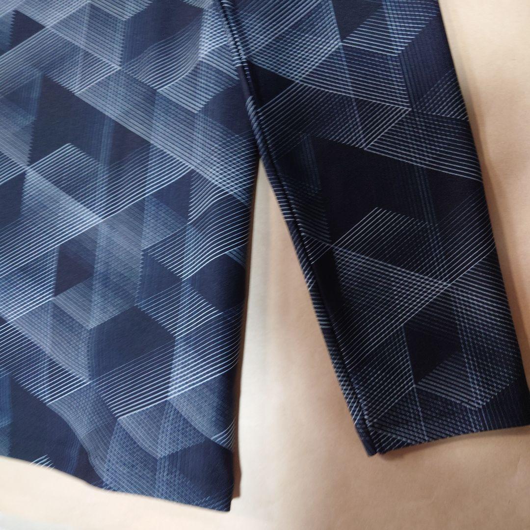 TM：メンズ：Lサイズ：ゴルフウェア 長袖シャツ ツアー TMグラフィック：黒