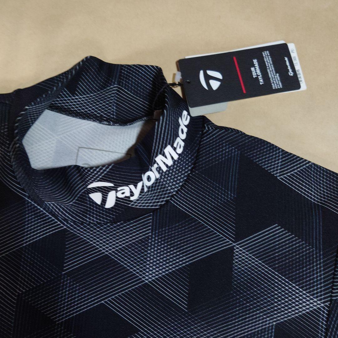 TM：メンズ：Lサイズ：ゴルフウェア 長袖シャツ ツアー TMグラフィック：黒