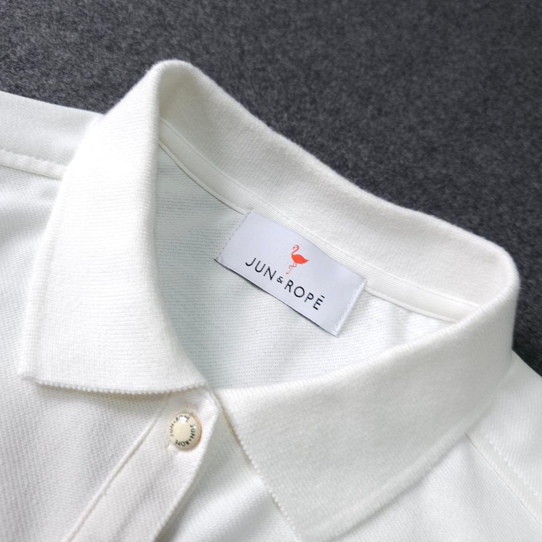 ジュンアンドロペ セットアップ プリーツスカート×ポロシャツ M インナー付き