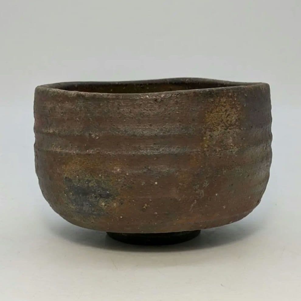 備前焼 茶盌 合箱合布 抹茶碗 抹茶茶碗 茶道具 茶器 食器 茶陶 茶の湯 在銘