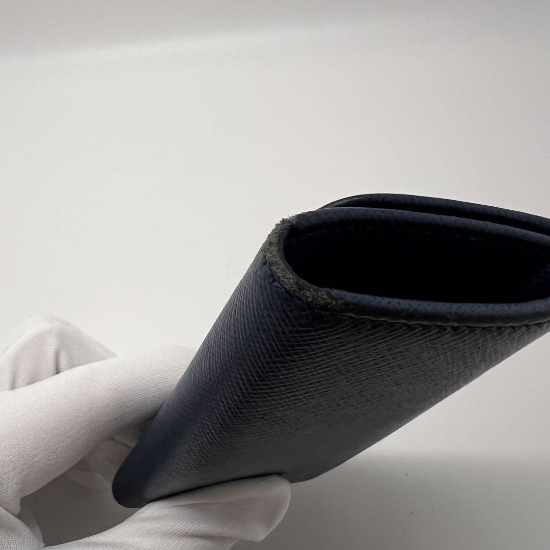 【PRADA】キーケース ロゴ ネイビー 1PG222