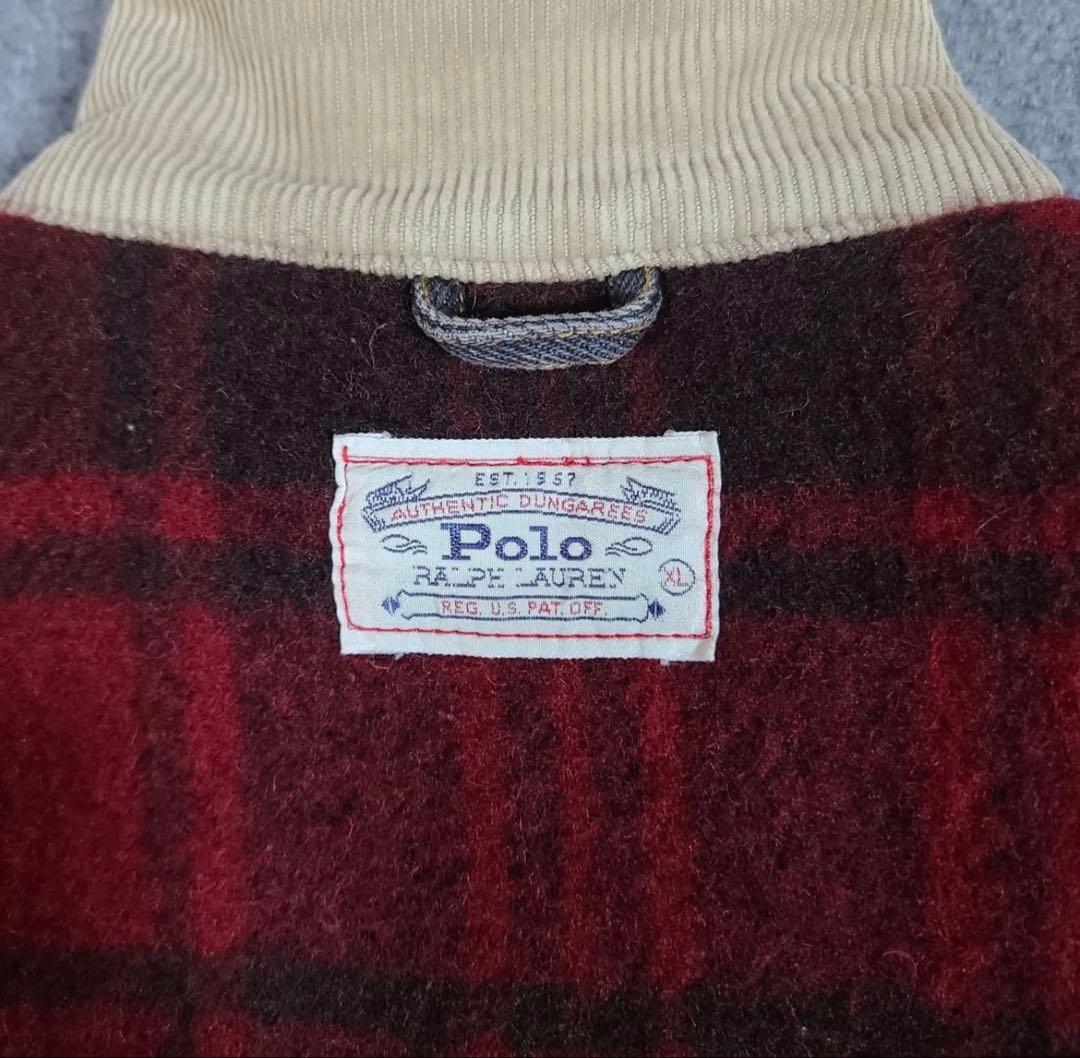 ラルフローレン　ブラックデニムジャケット