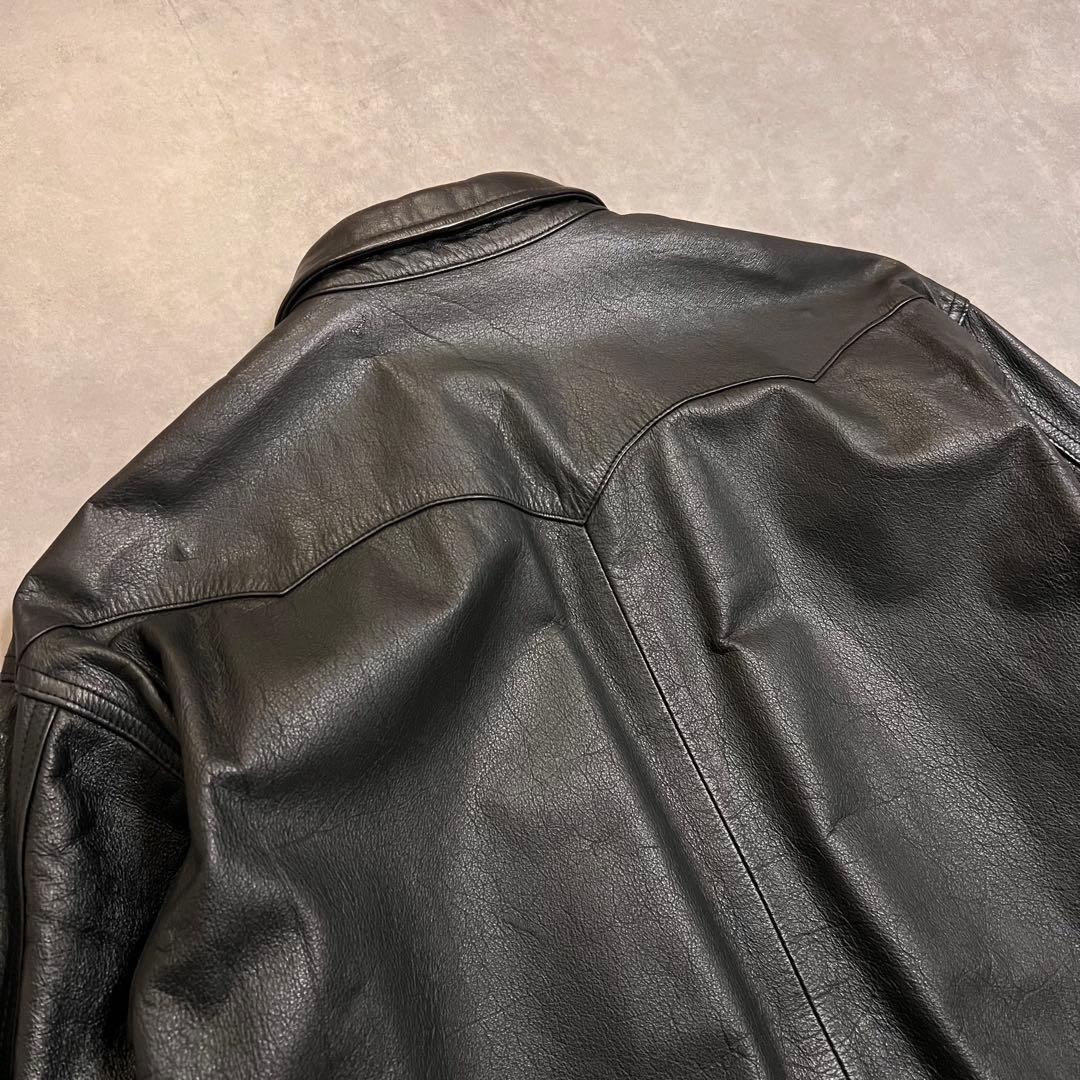 ジャケット・アウター MAVERICK 90s leather Western shirt