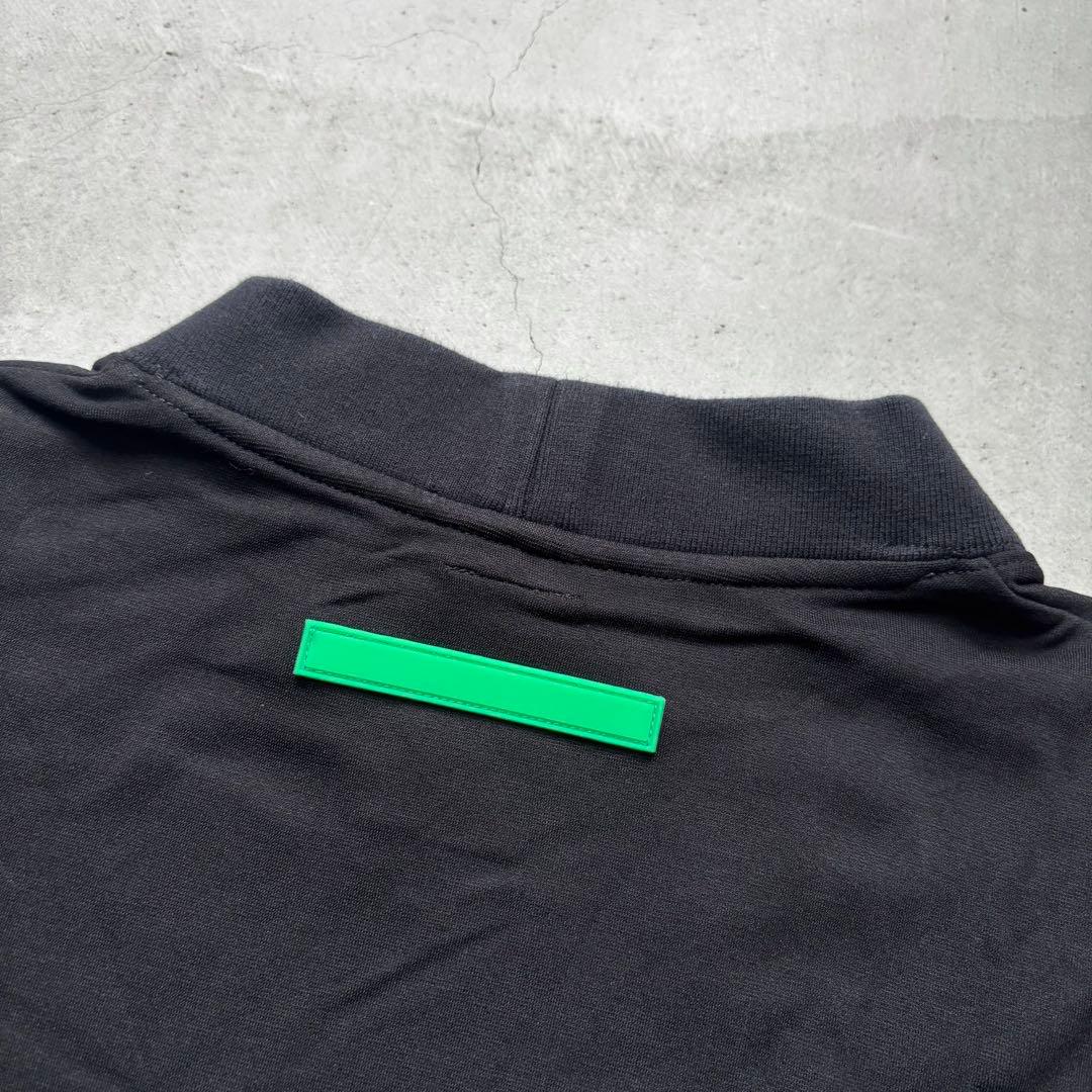 5525golf ナノユニバース ロゴ モックネック カットソー 長袖シャツ S