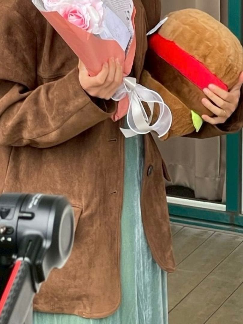 元値7万❤️Chaos カオス シルク100% ベルベット ロング グリーン