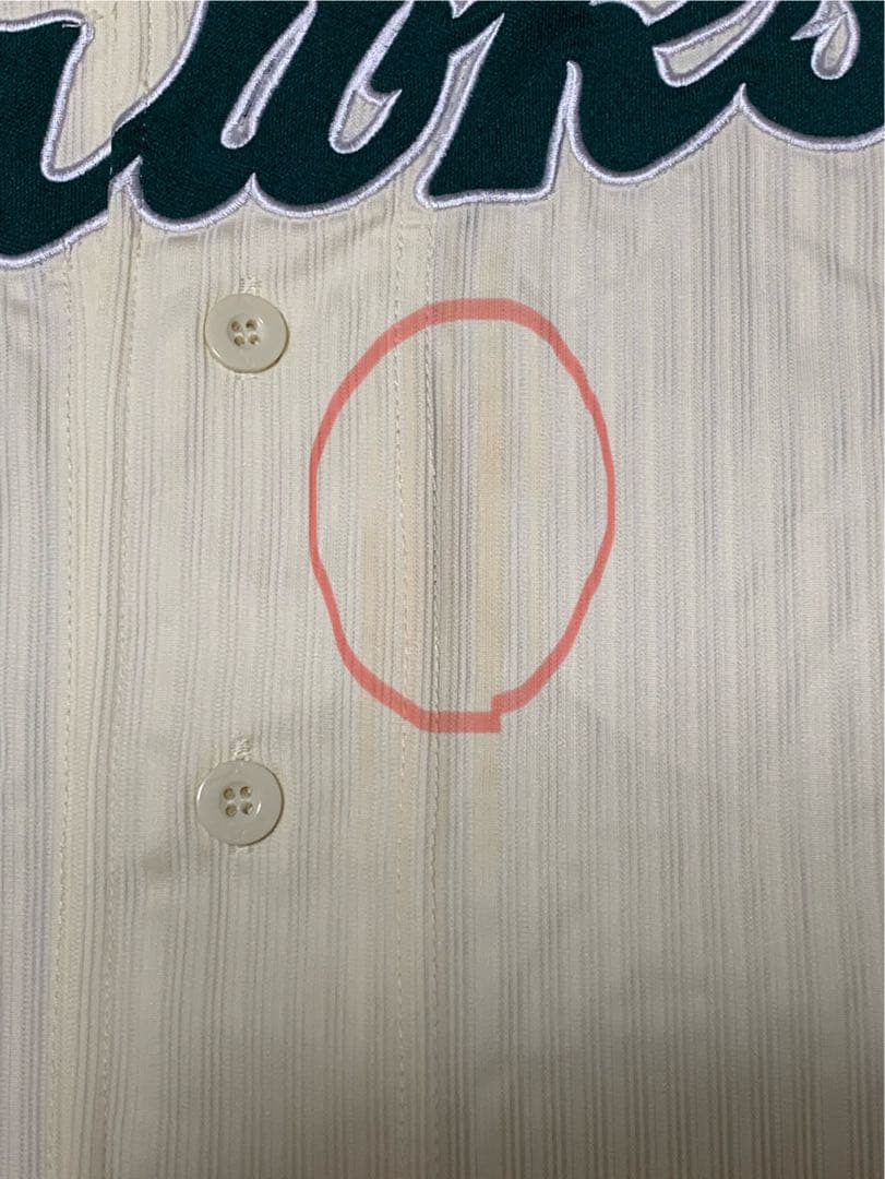 ミズノ製 南海ホークス復刻ユニフォーム （ソフトバンクホークス）Lサイズ