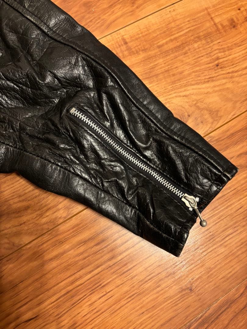 ろ*い様 FOOR STEP レザーライダースジャケット M