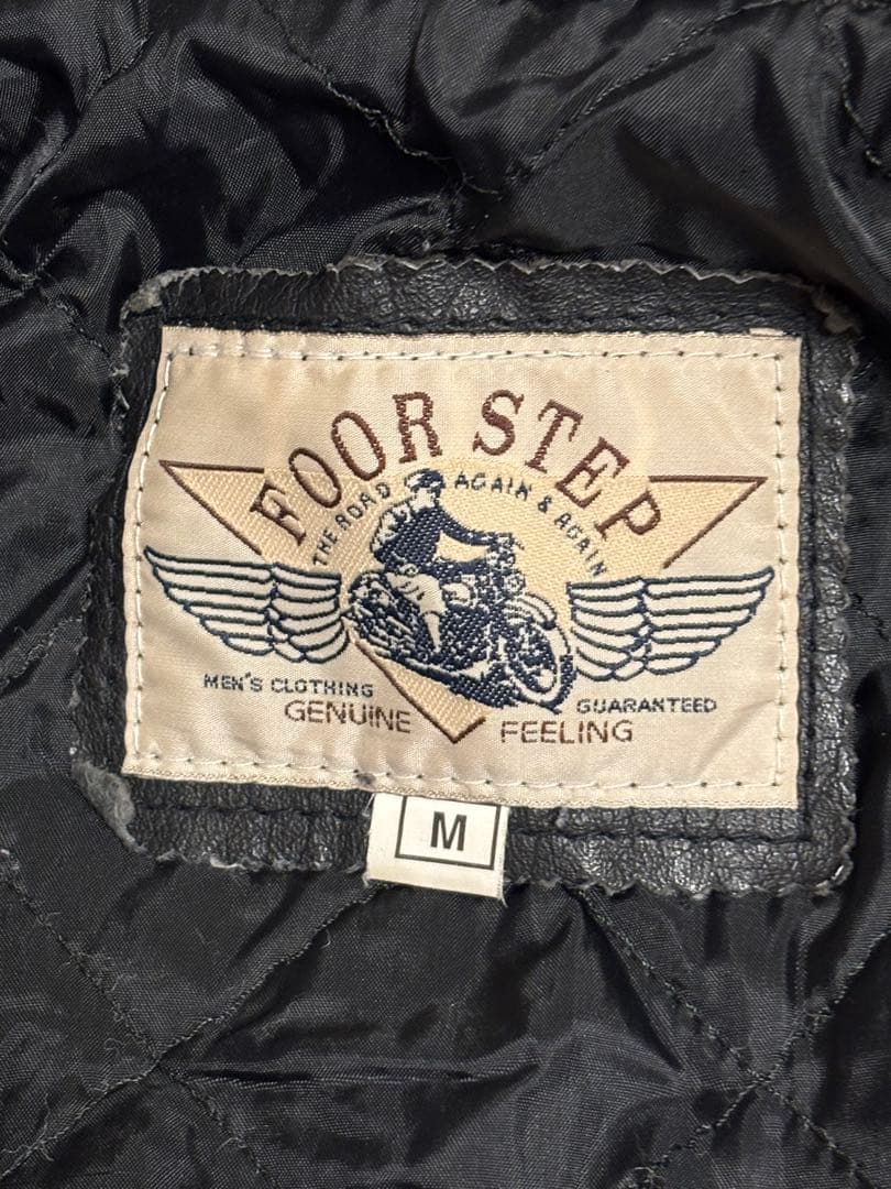 ろ*い様 FOOR STEP レザーライダースジャケット M