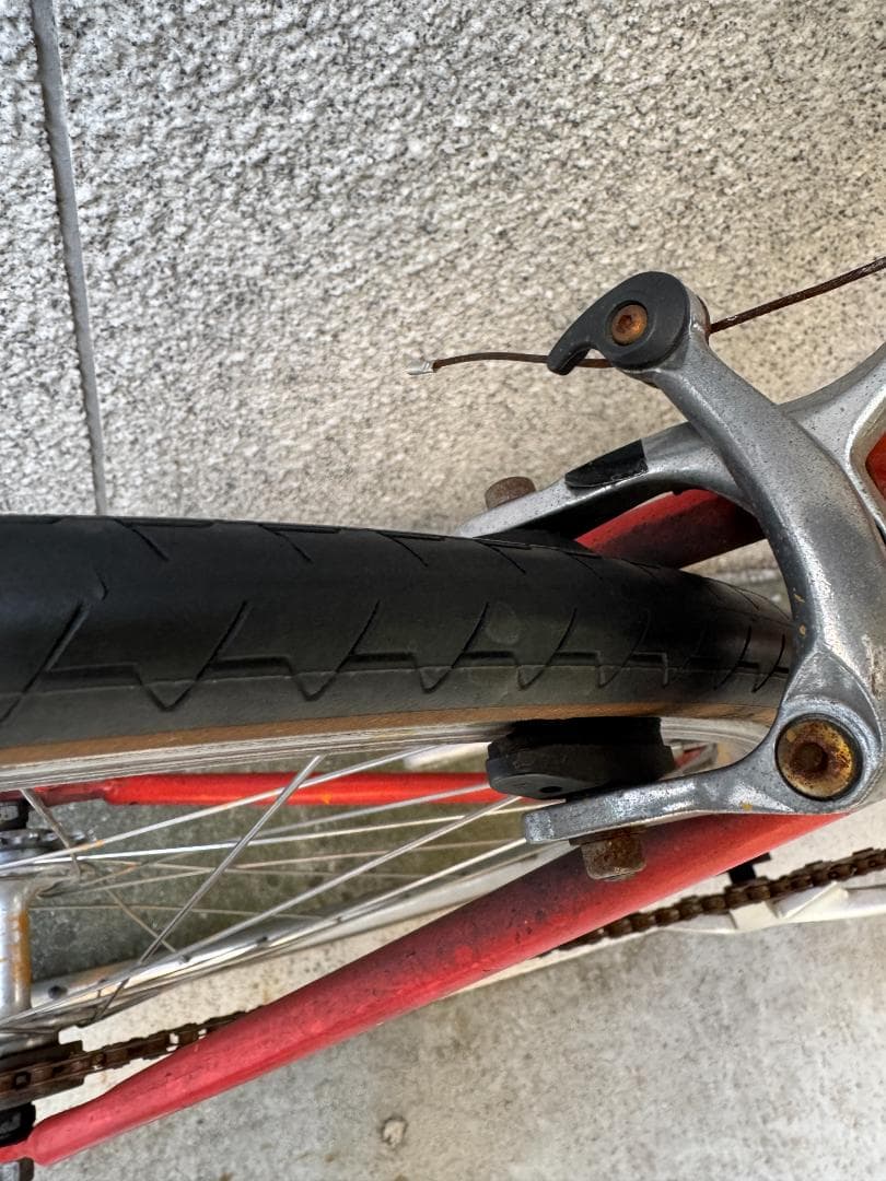 k*m様 オレンジxレザー ピストバイク(Diners)