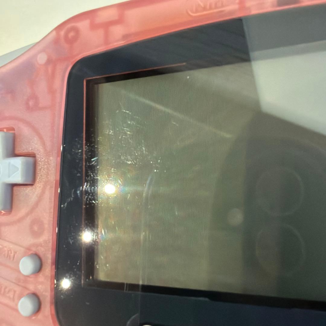 【美品】任天堂 ゲームアドバンス ミルキーピンク