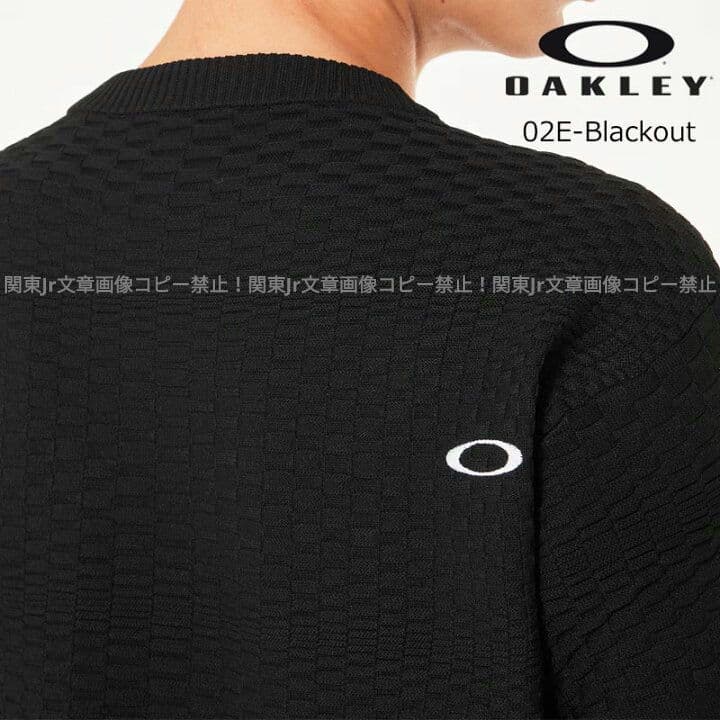 オークリー XXL フロント立体ロゴ 保温セーター ストレッチ ゴルフ