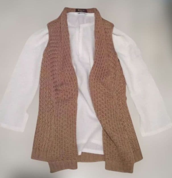 美品　ロロ・ピアーナ　ベストジレ