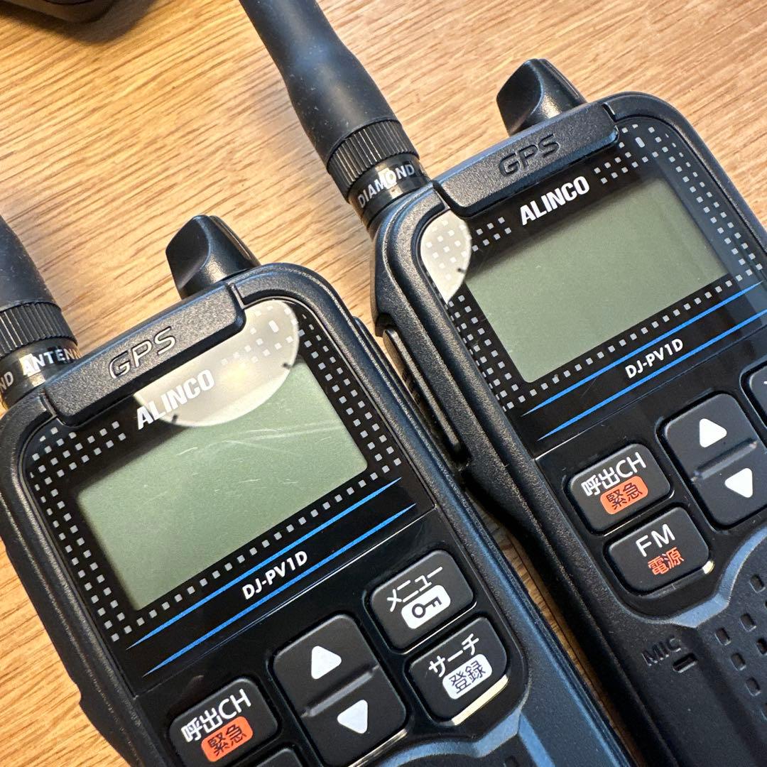 [美品]デジタルコミュニティ無線⭐︎ALINCO DJ-PV10 2台セット
