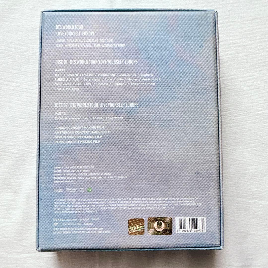 BTS Loveyourself EUROPE DVD ジョングク★匿名配送