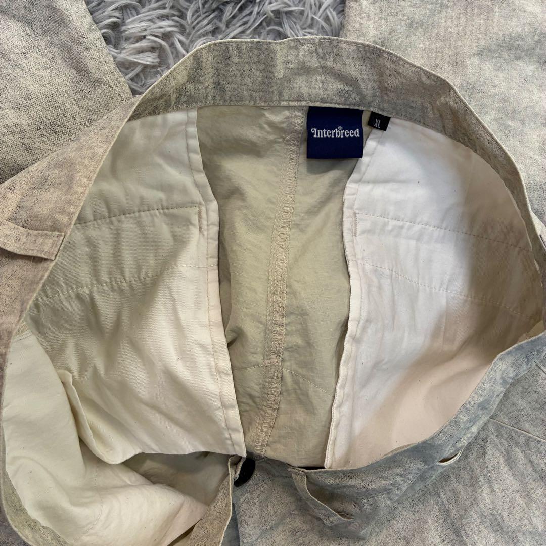 24AW インターブリード テックパンツ カーゴワイド ベージュ XL ビッグ