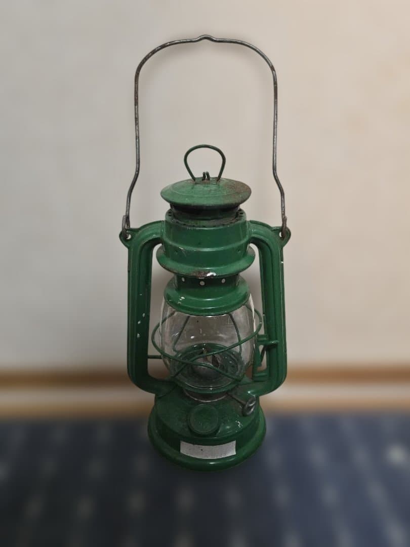 レトロ 別所ランタン 別所ランプ グリーン
