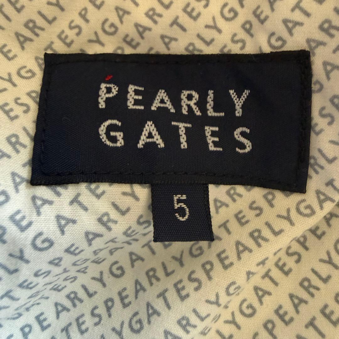 現行モデル　パーリーゲイツ　パンツ　L〜XL相当 コットン素材　白　生地厚　5