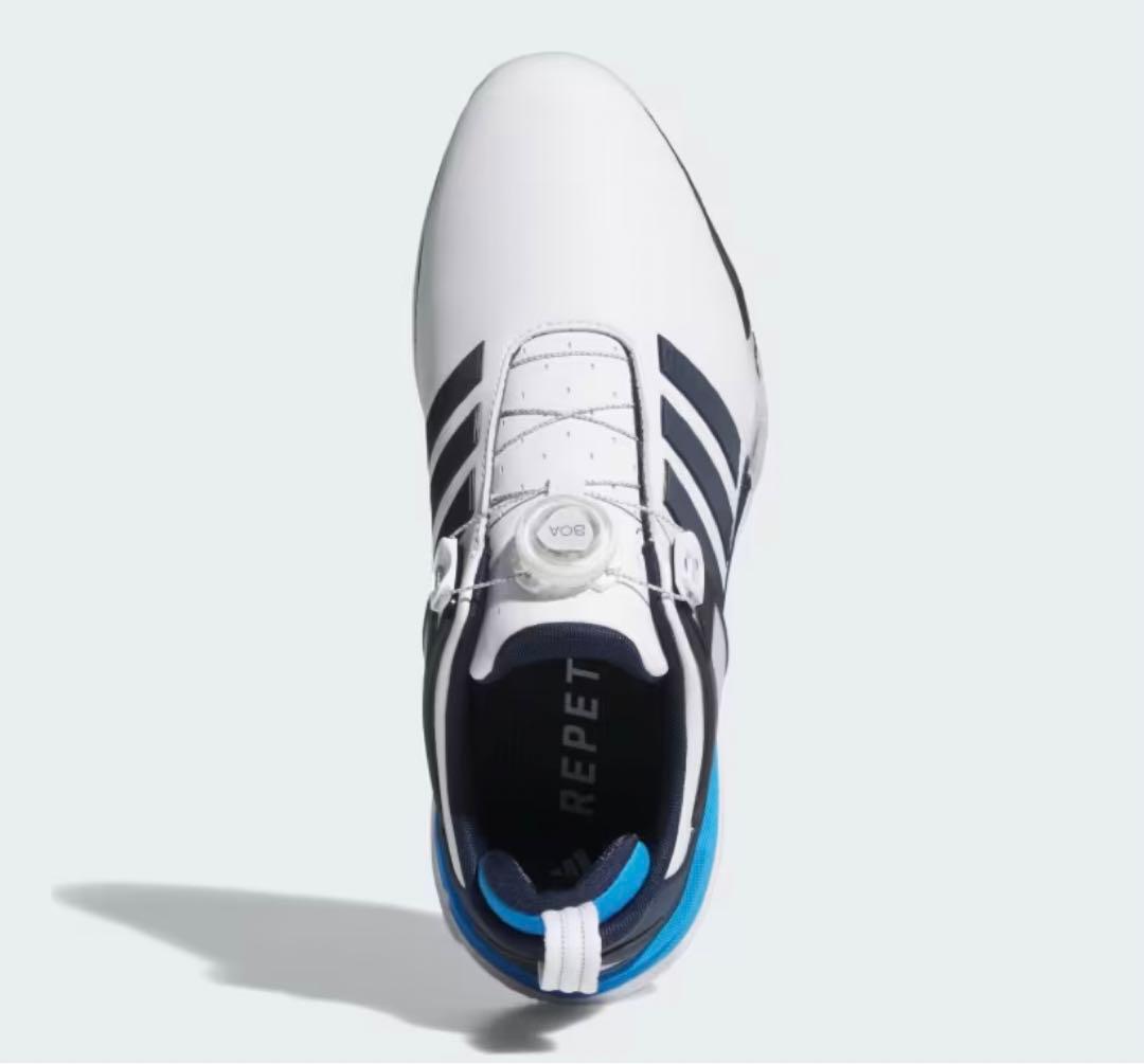 新品NEWアディダスアディパワー26SLボアOOM30スパイクレスブルー27.5