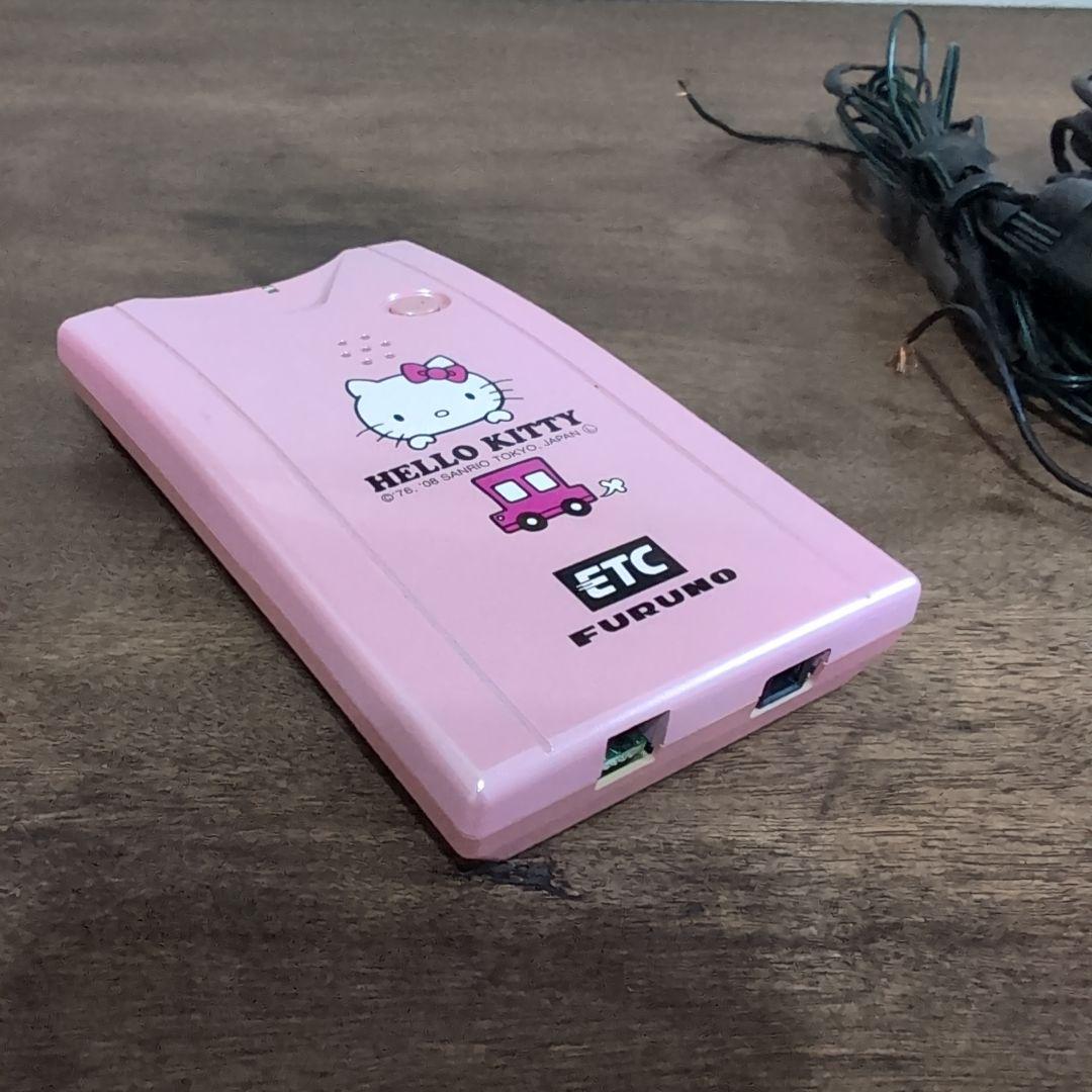 ハローキティ ETC車載器 FURUNO ホワイト FNK-M05T 軽登録