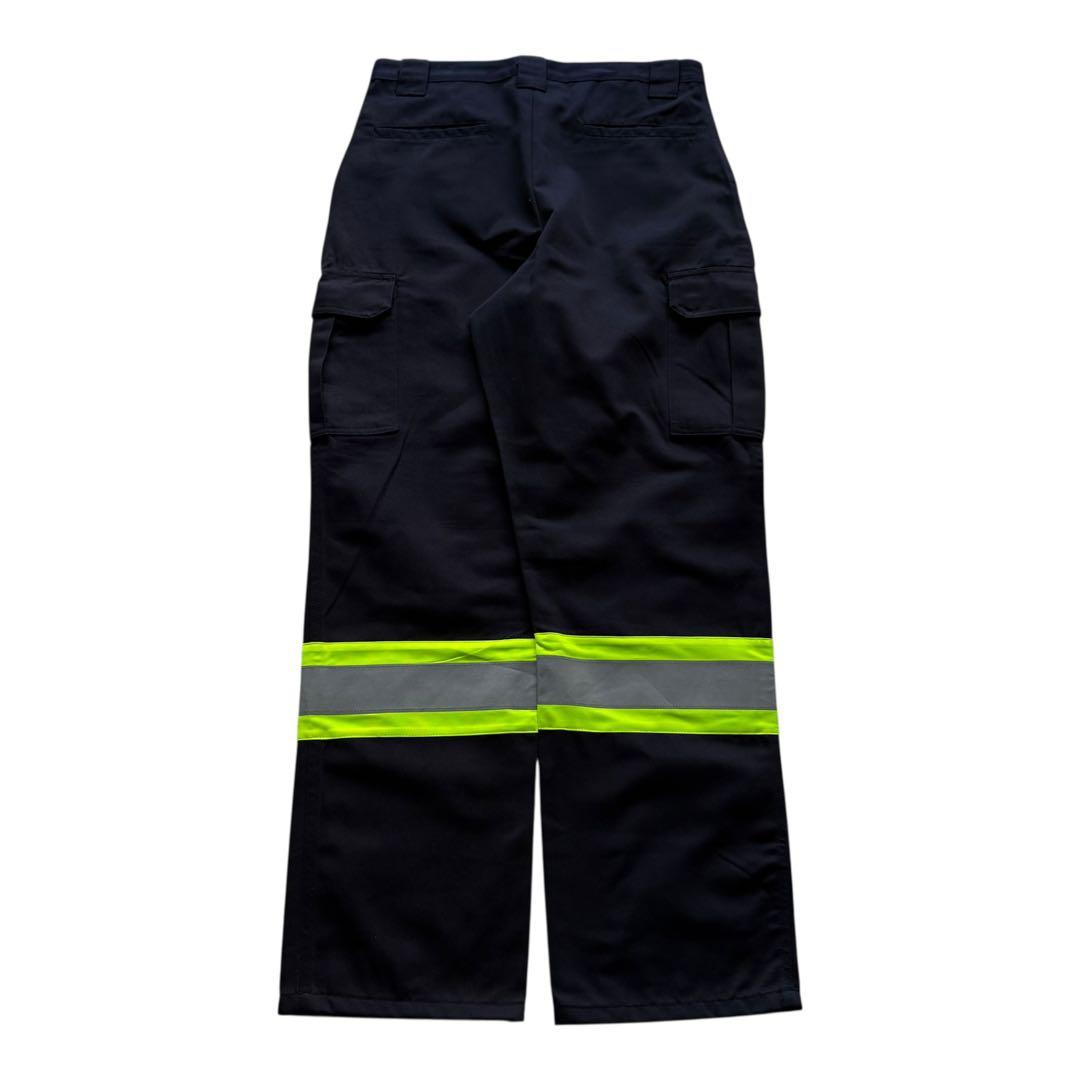 リフレクター ワーク カーゴパンツ ネイビー 90s ワイドシルエット 00s