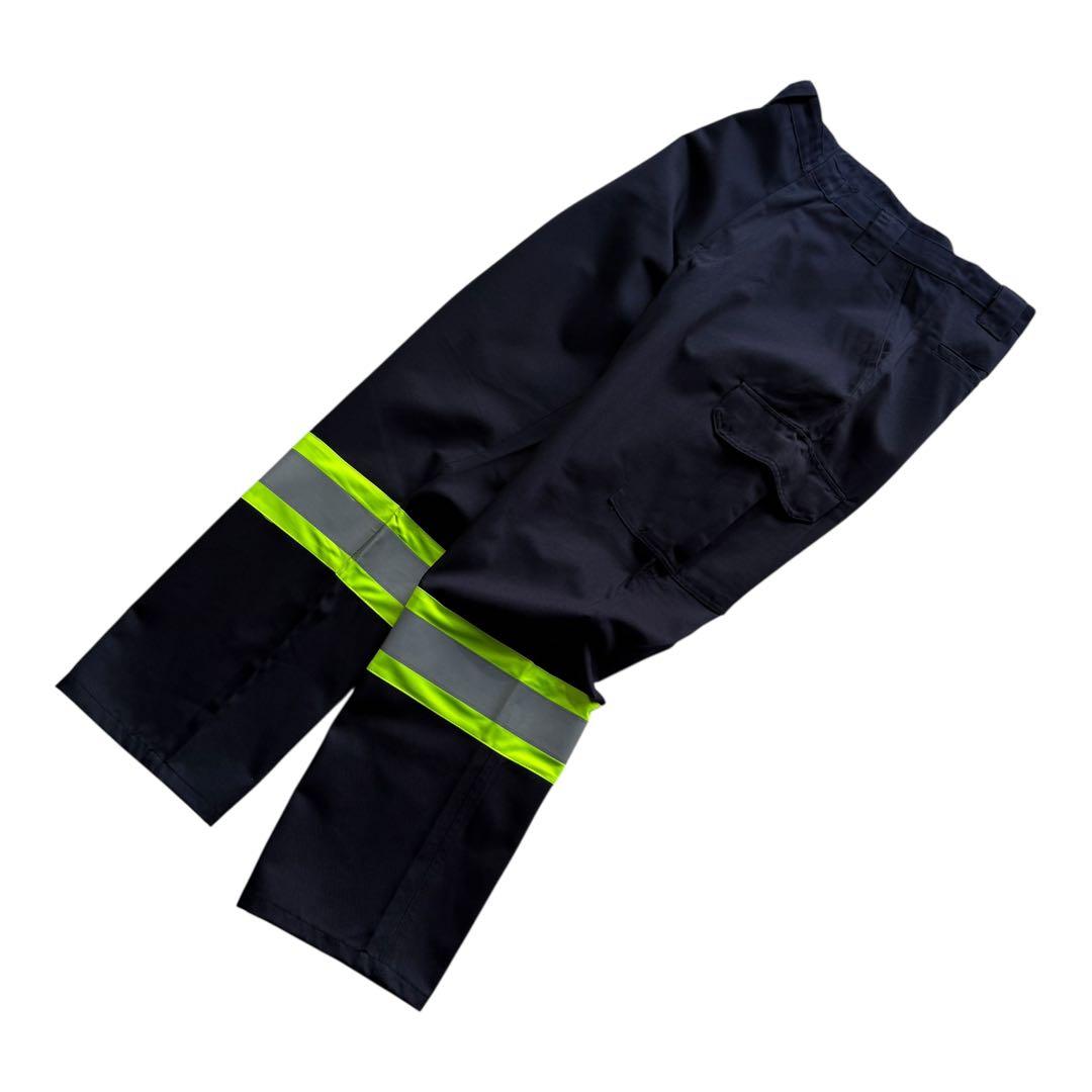 リフレクター ワーク カーゴパンツ ネイビー 90s ワイドシルエット 00s