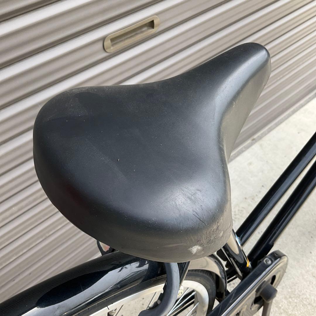 【前橋市内引渡し】自転車27インチ カゴ/鍵/ライト付き