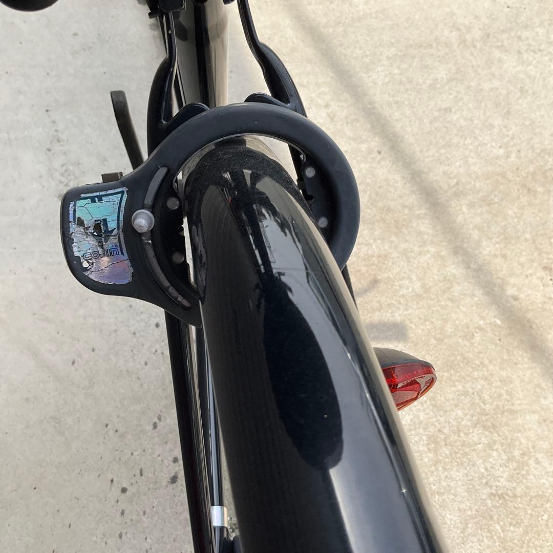 【前橋市内引渡し】自転車27インチ カゴ/鍵/ライト付き