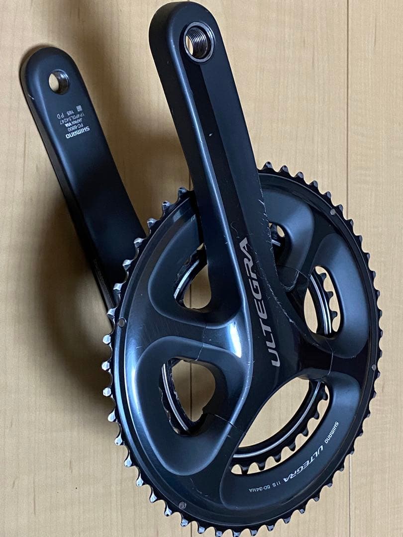シマノ FC-6800 クランク 50/34T 165mm アルテグラ