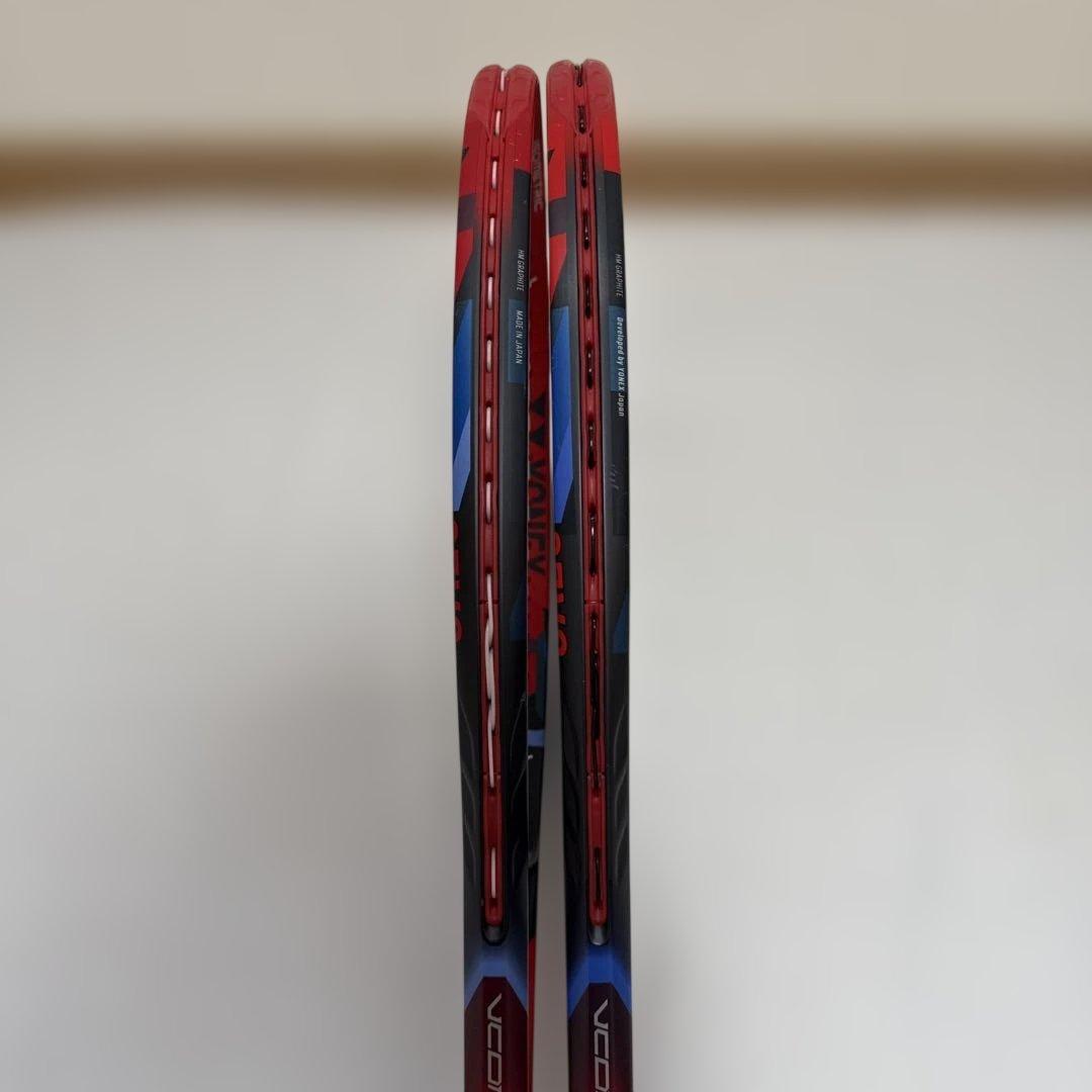 ヨネックステニスラケットVCORE 打ち比べセット