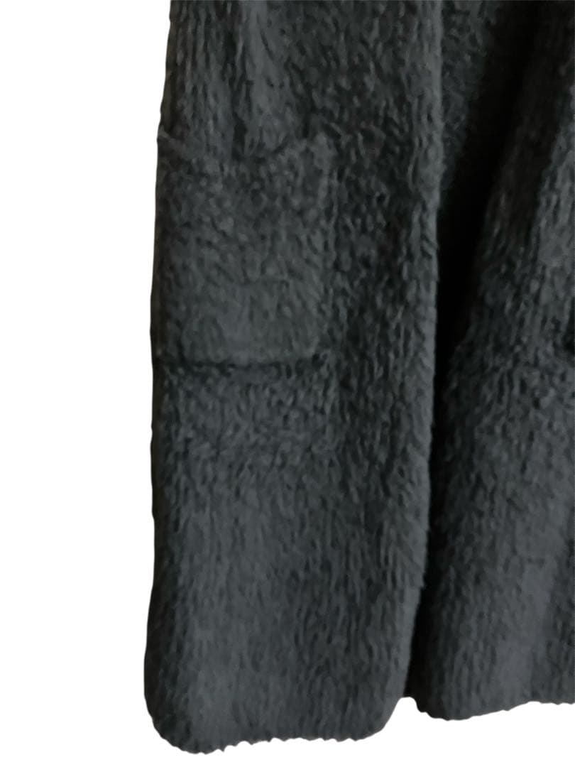 evam eva boa long vestウールボアロングベストsumi