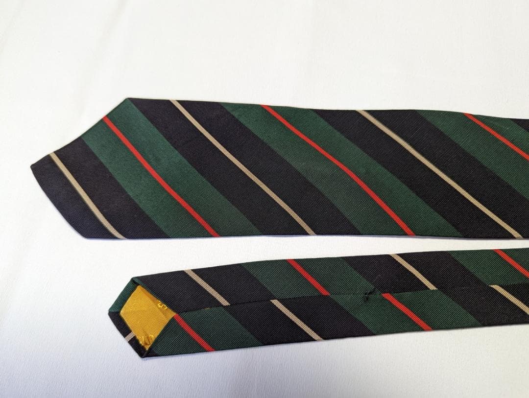 Atkinsons ヴィンテージ アイリッシュポプリン 英国製ネクタイ