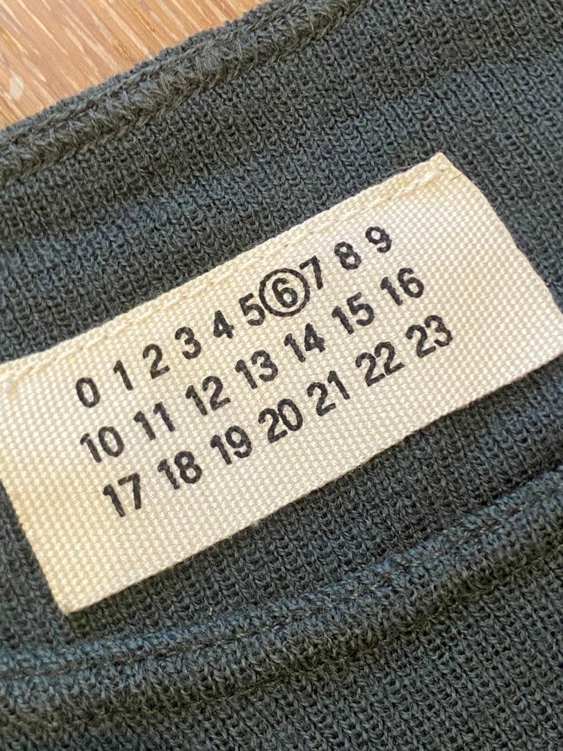 MM6 ニットベスト　グレー　size S